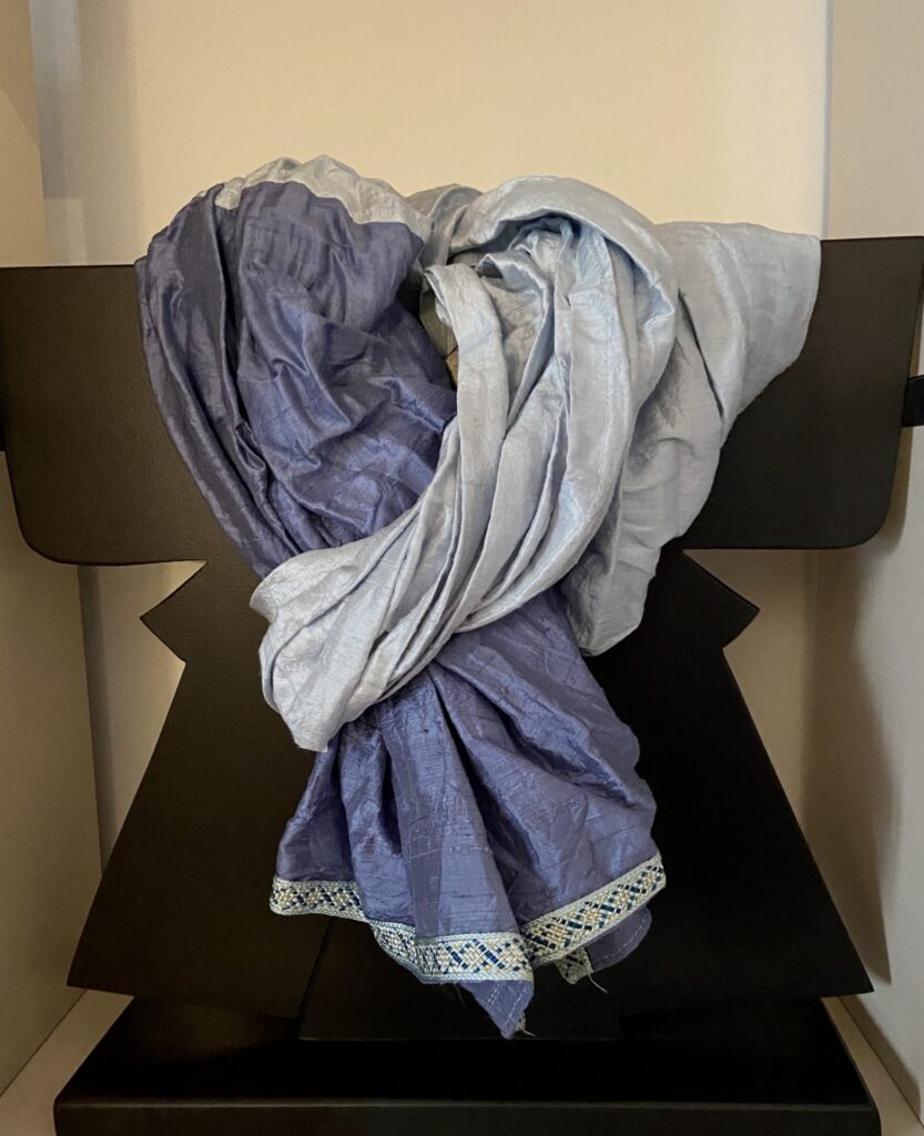 sciarpa in shantung di seta